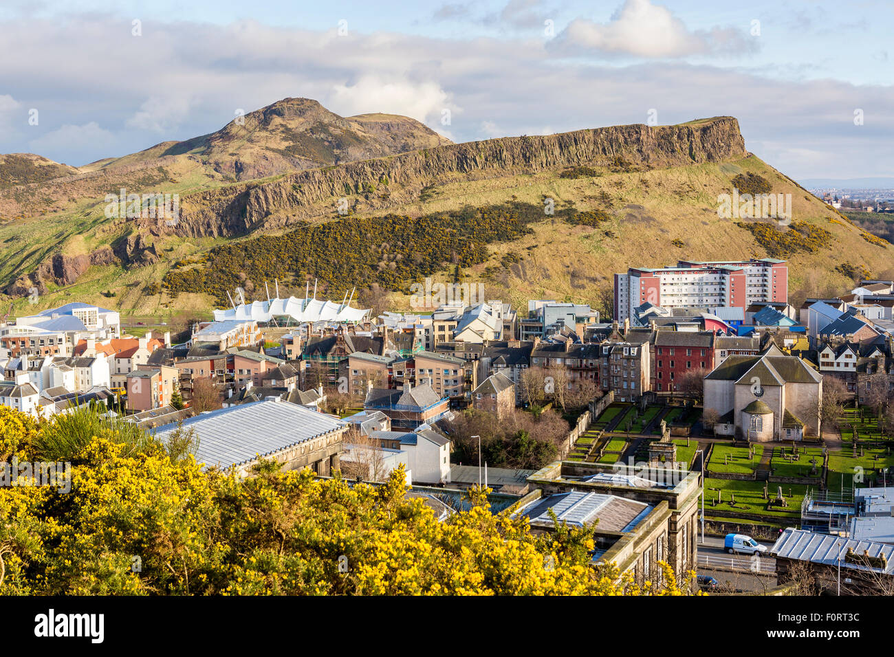 Une vue de Calton Hill sur Édimbourg, City of Edinburgh, Ecosse, Royaume-Uni, Europe. Banque D'Images