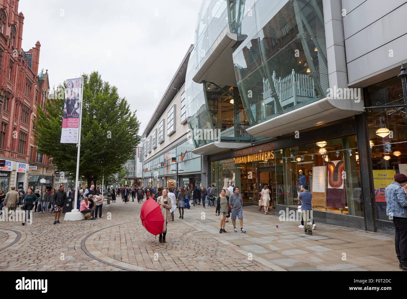 Le centre commercial Arndale et Market Street Manchester England UK Banque D'Images