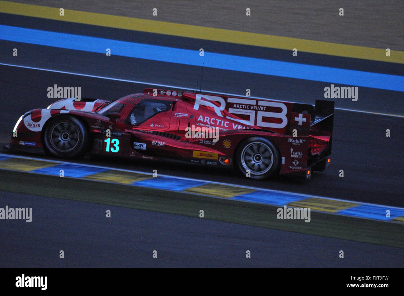 Rebellion Racing, Numéro 13, au Mans 24 2015 Banque D'Images