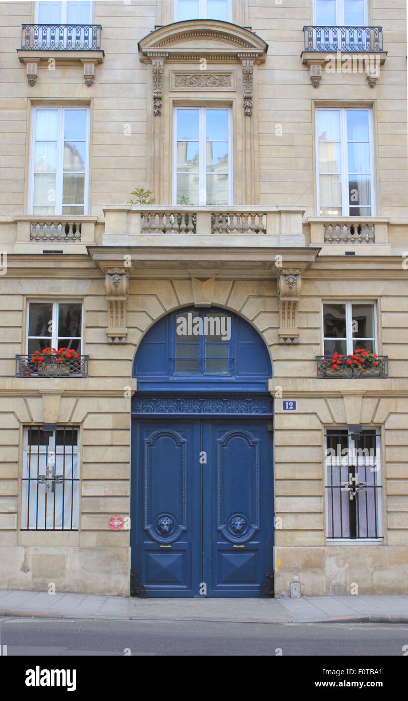 Paris en été, d'août. Banque D'Images