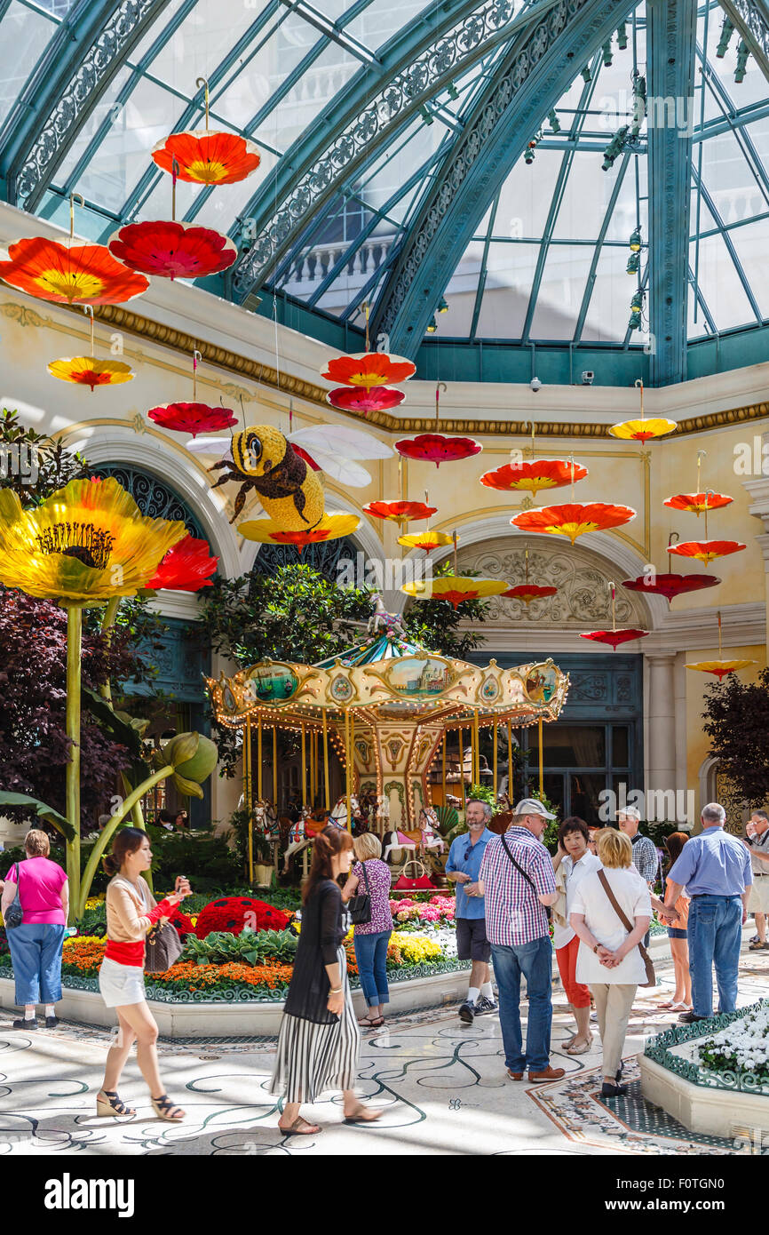 Conservatoire et Jardin botanique du Bellagio, Las Vegas Banque D'Images