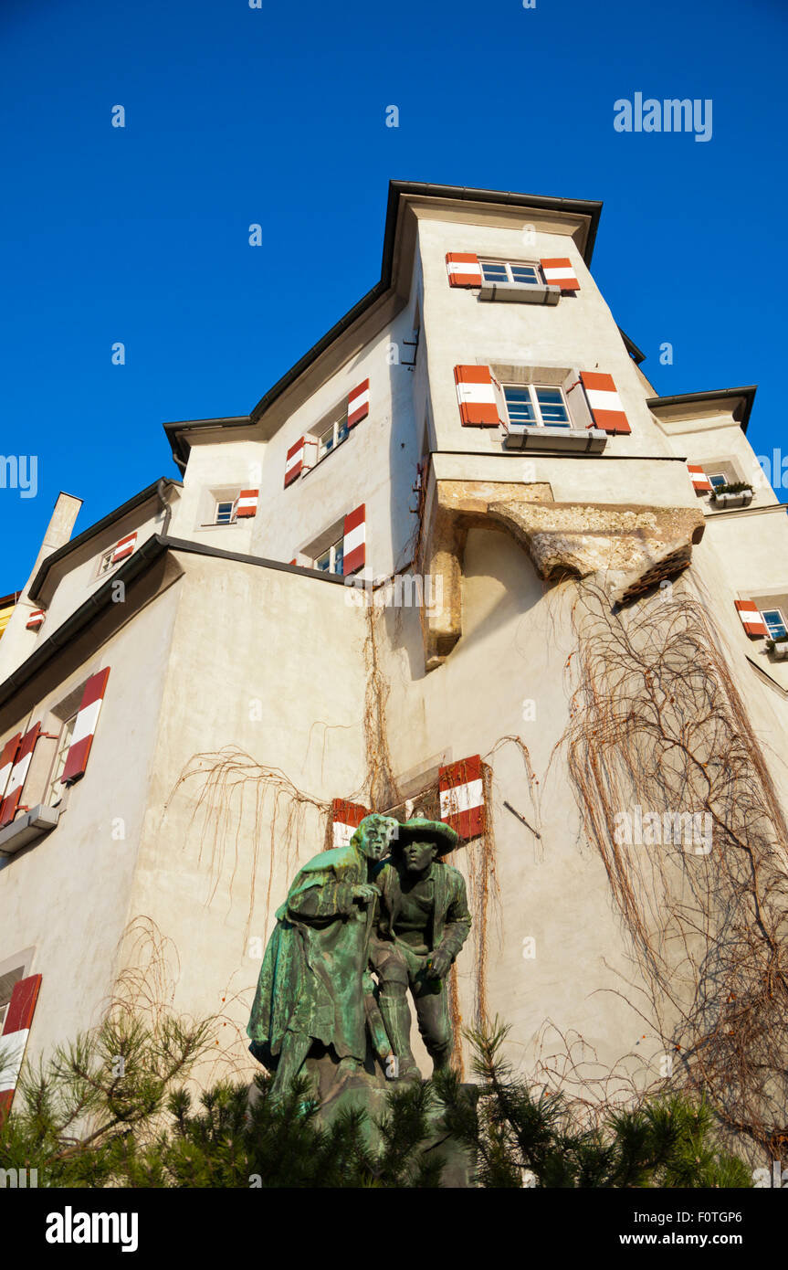 Ottoburg (1494), édifice en style gothique, le logement, l'Altstadt Hotel Goldener Adler, Innsbruck, vallée de l'Inn, Tyrol, Autriche Banque D'Images