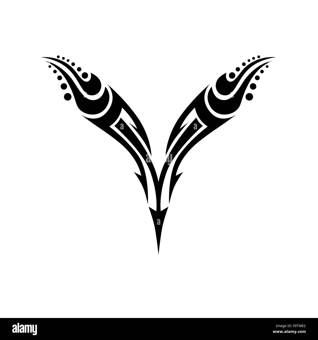 Tribal tatouage dessins vectoriels. Illustration de Vecteur