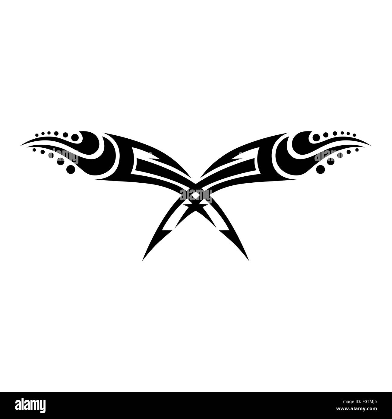 Tribal tatouage dessins vectoriels. Illustration de Vecteur