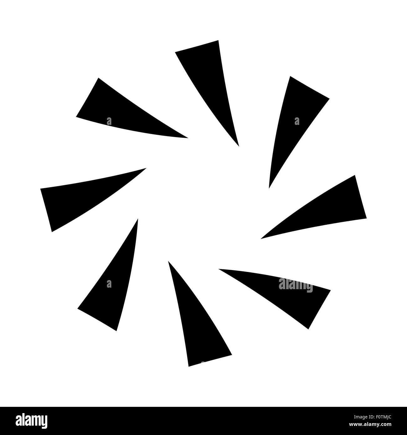 Tribal Tattoo design vectoriel croquis. Seul cercle art motif. Logo simple. Résumé de l'élément isolé concepteur bras, jambe, épaule les hommes et les femmes sur Illustration de Vecteur