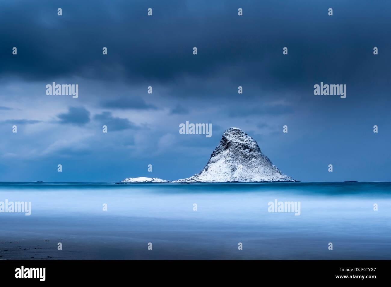 L'île de macareux, Norvège Banque D'Images