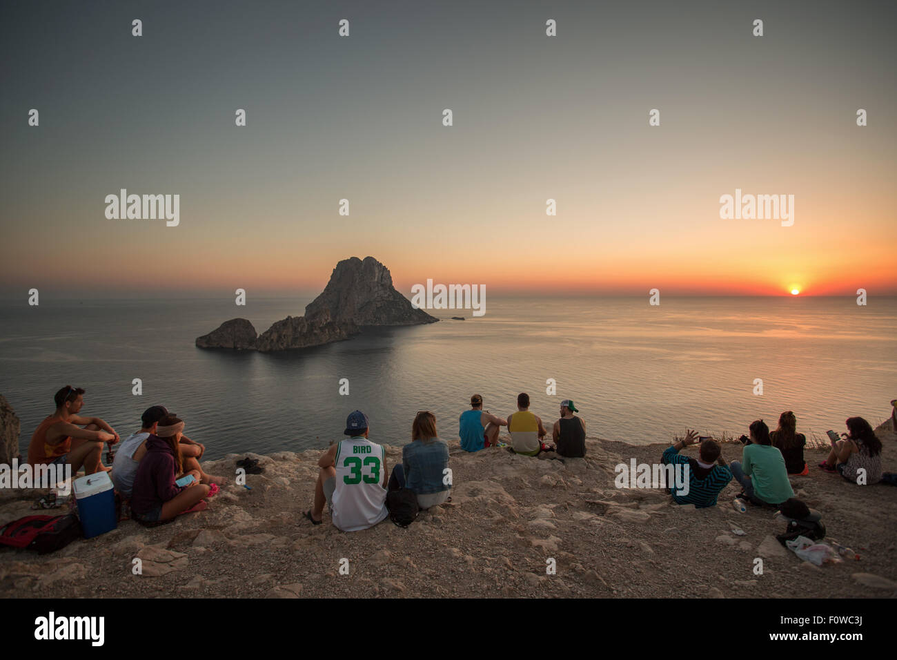 Ibiza (Eivissa), Es Vedra Rock Banque D'Images