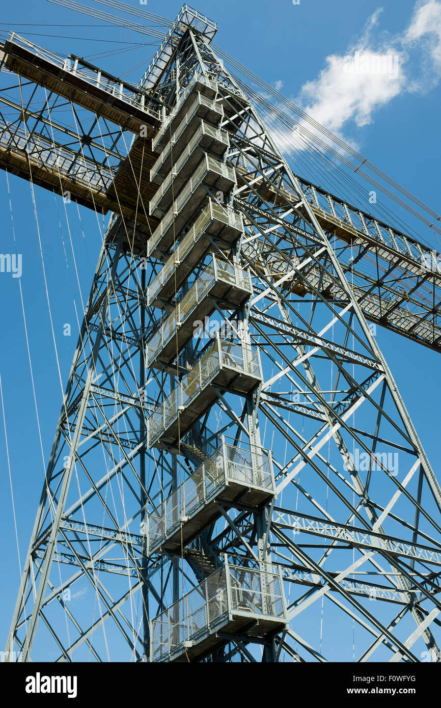 Le Newport Transporter Bridge South Wales Banque D'Images