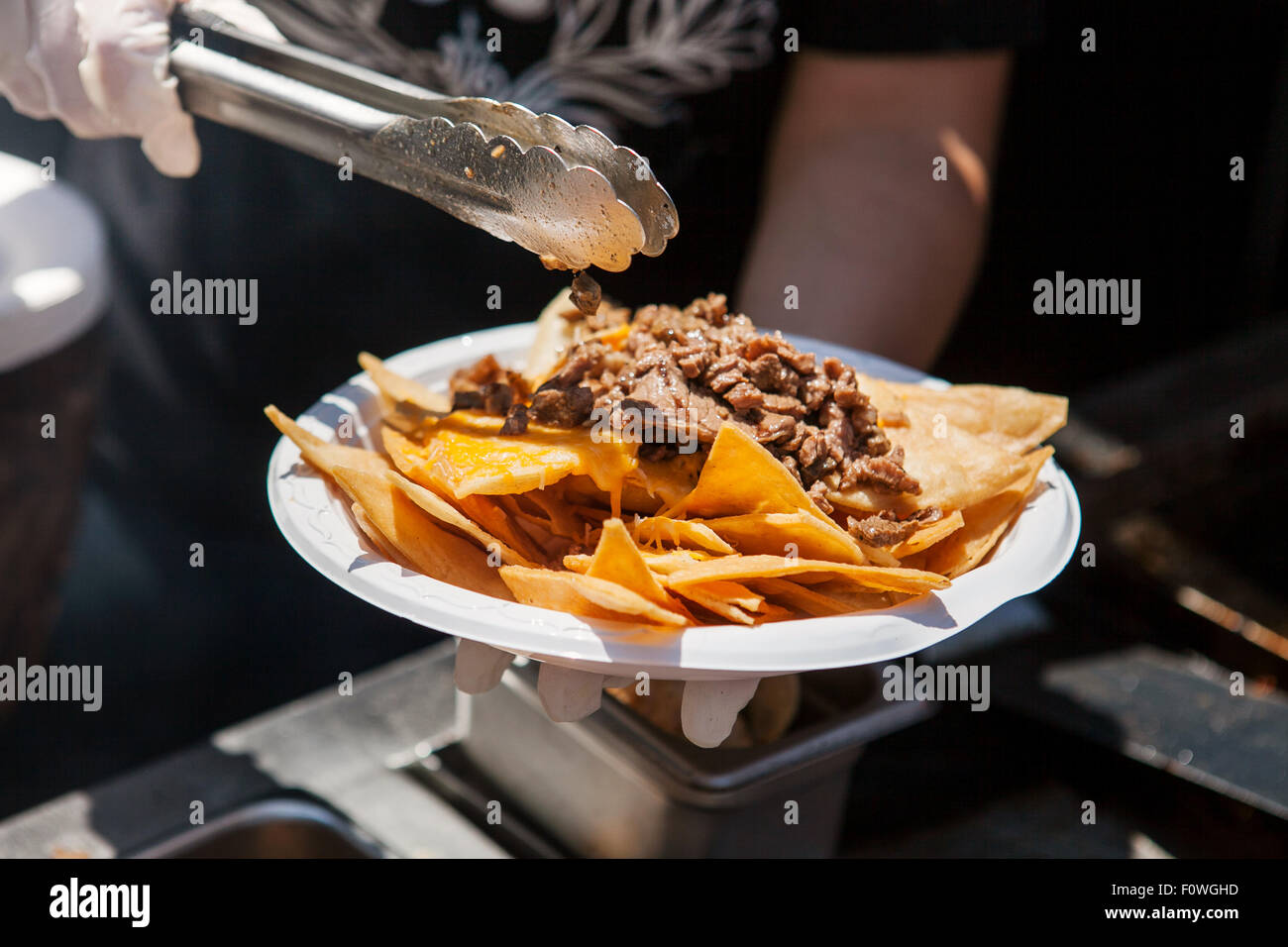 L'alimentation de rue mexicain délicieux. Banque D'Images