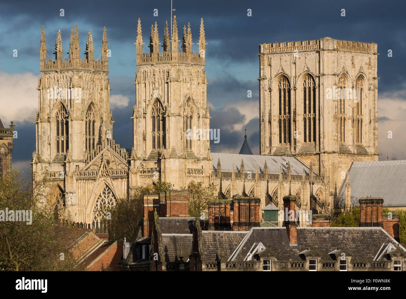 York Minster, York Banque D'Images