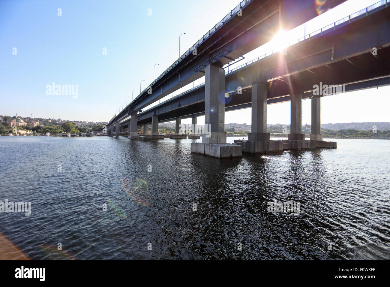 Pont sur le Bosphore Banque D'Images