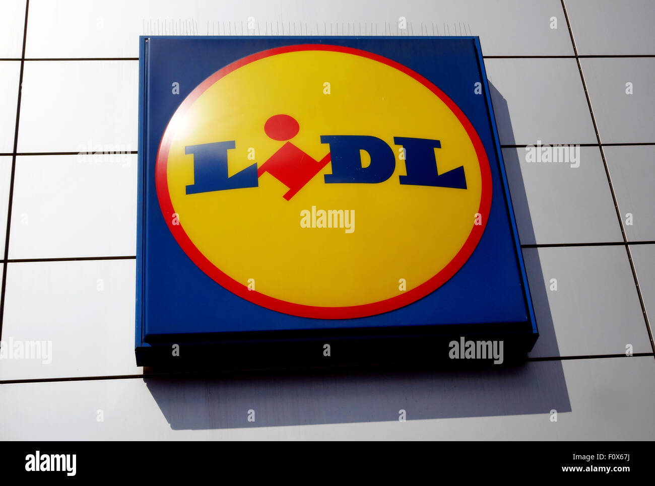 Succursale de supermarchés Lidl, Londres Banque D'Images