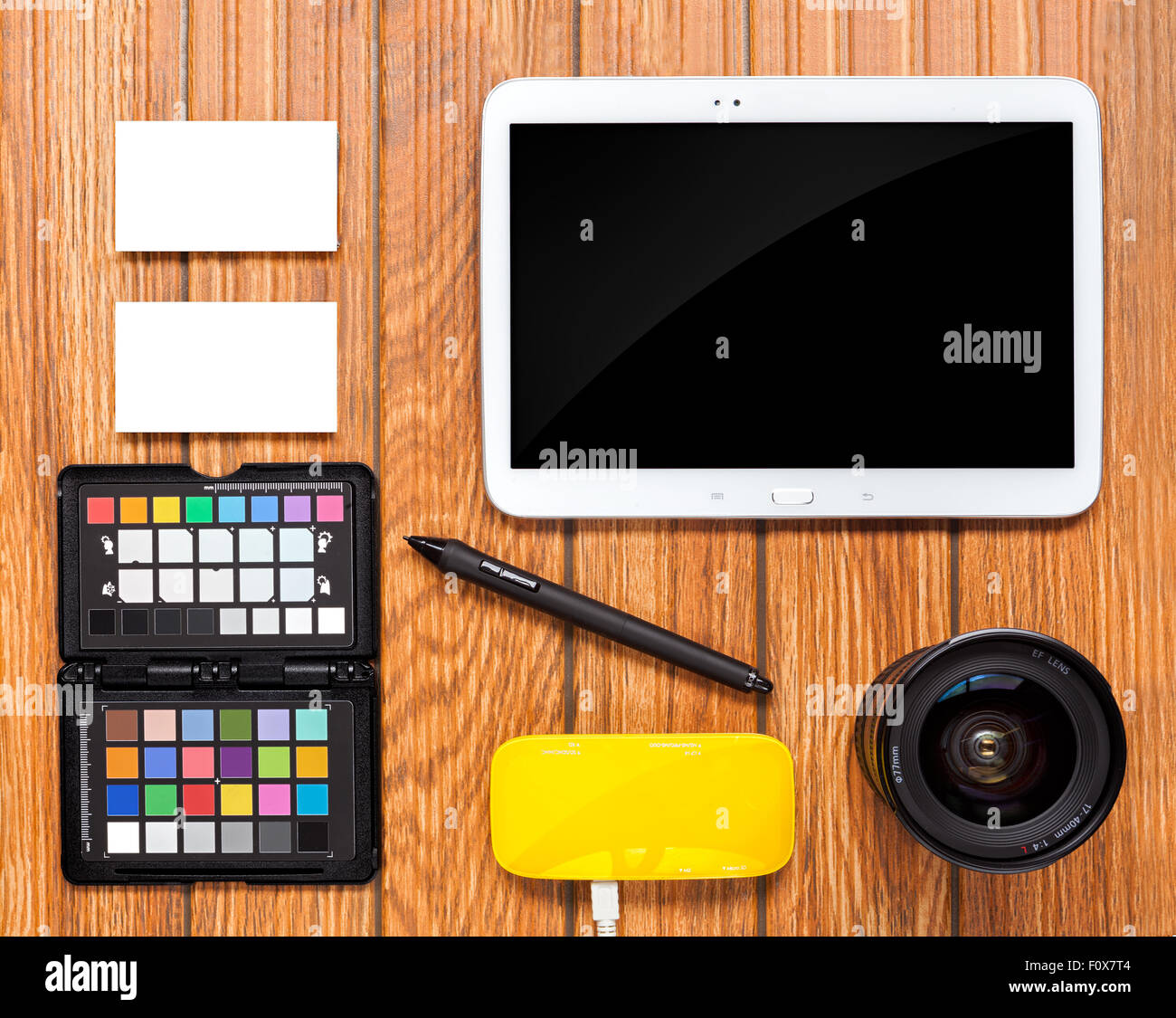 L'identité d'entreprise photographe Banque D'Images