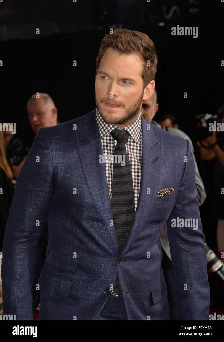 LOS ANGELES, CA - le 10 juin 2015 : Chris Pratt à la première mondiale de son film 'Jurassic World' au Kodak Theater, Hollywood. Banque D'Images