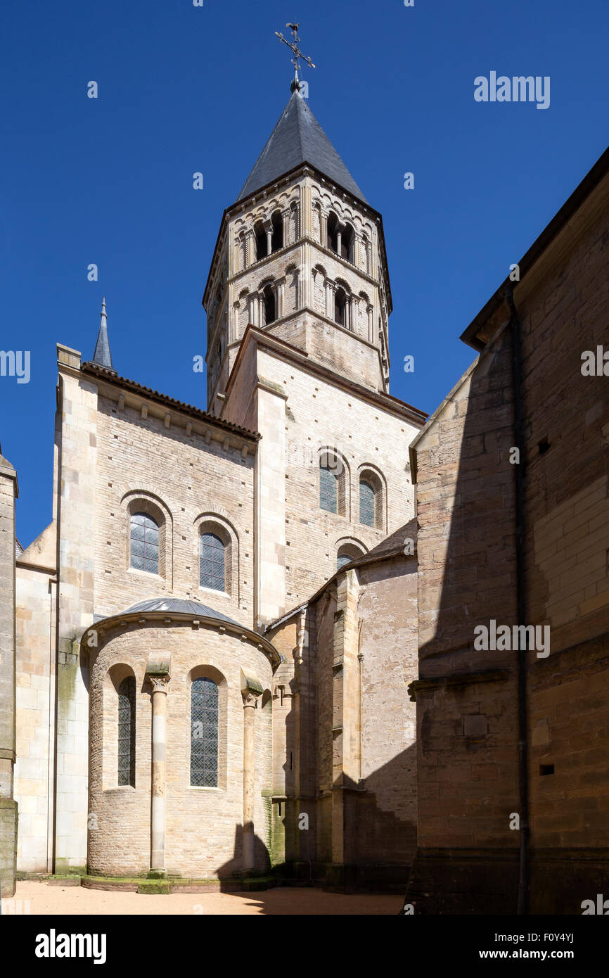 L'Abbaye de Cluny en Bourgogne, France. Banque D'Images