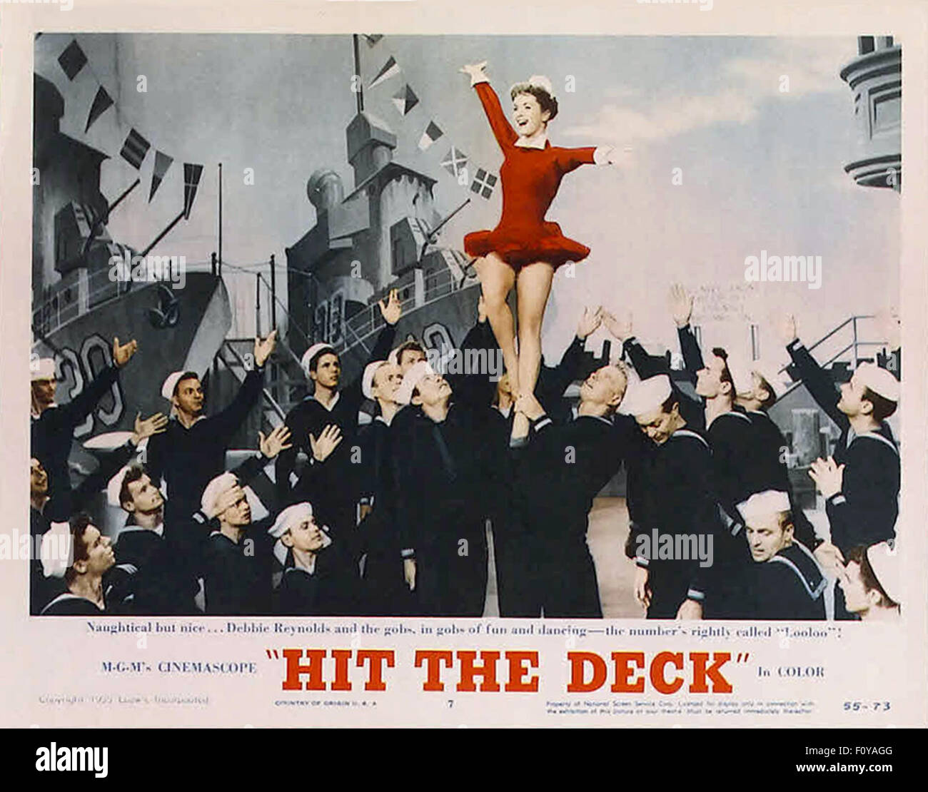 Frapper le pont (1955) - 08 - l'affiche de film Banque D'Images