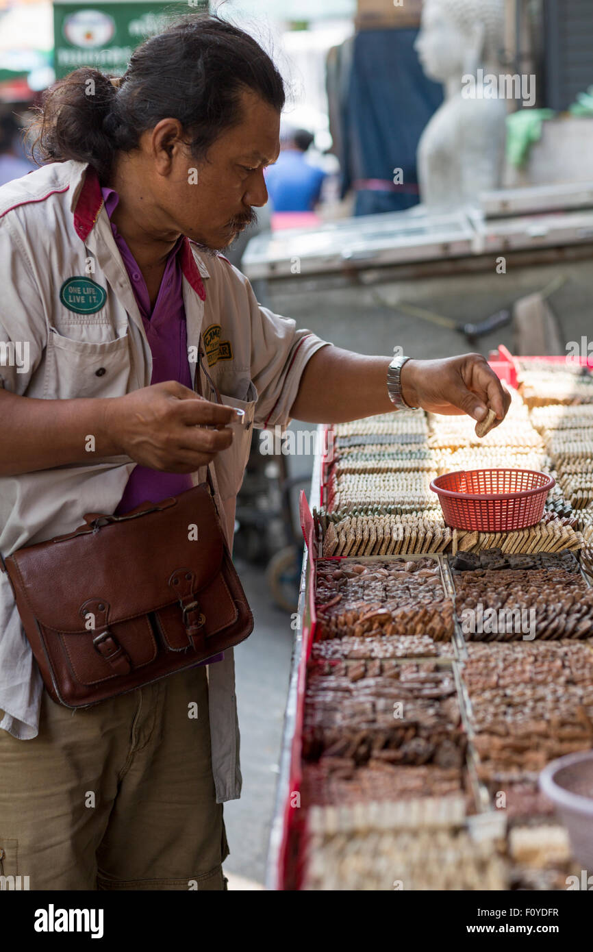 L'amulette market à Bangkok, Thaïlande Banque D'Images