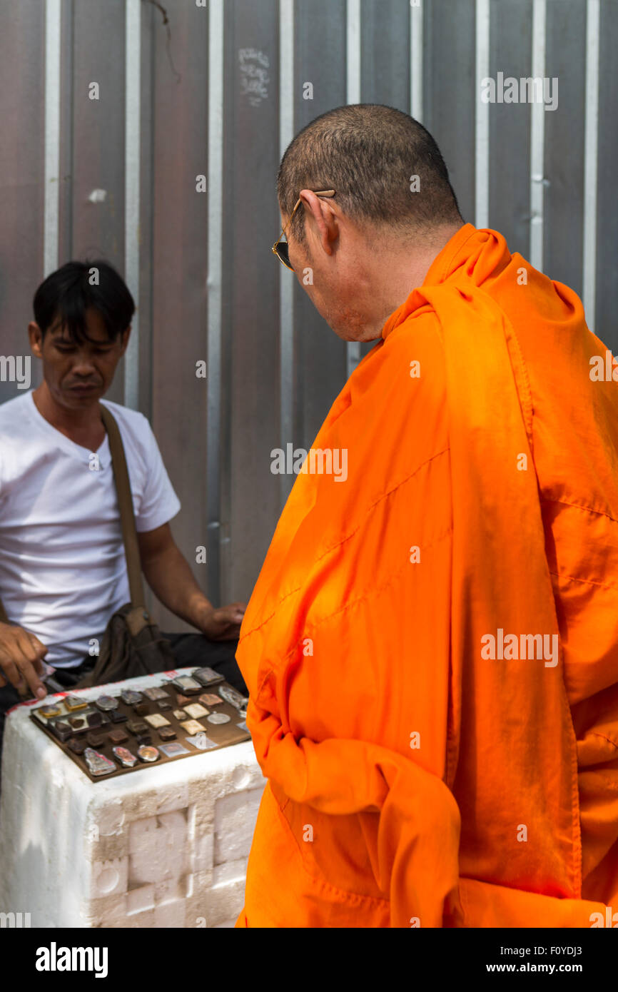 L'amulette market à Bangkok, Thaïlande Banque D'Images