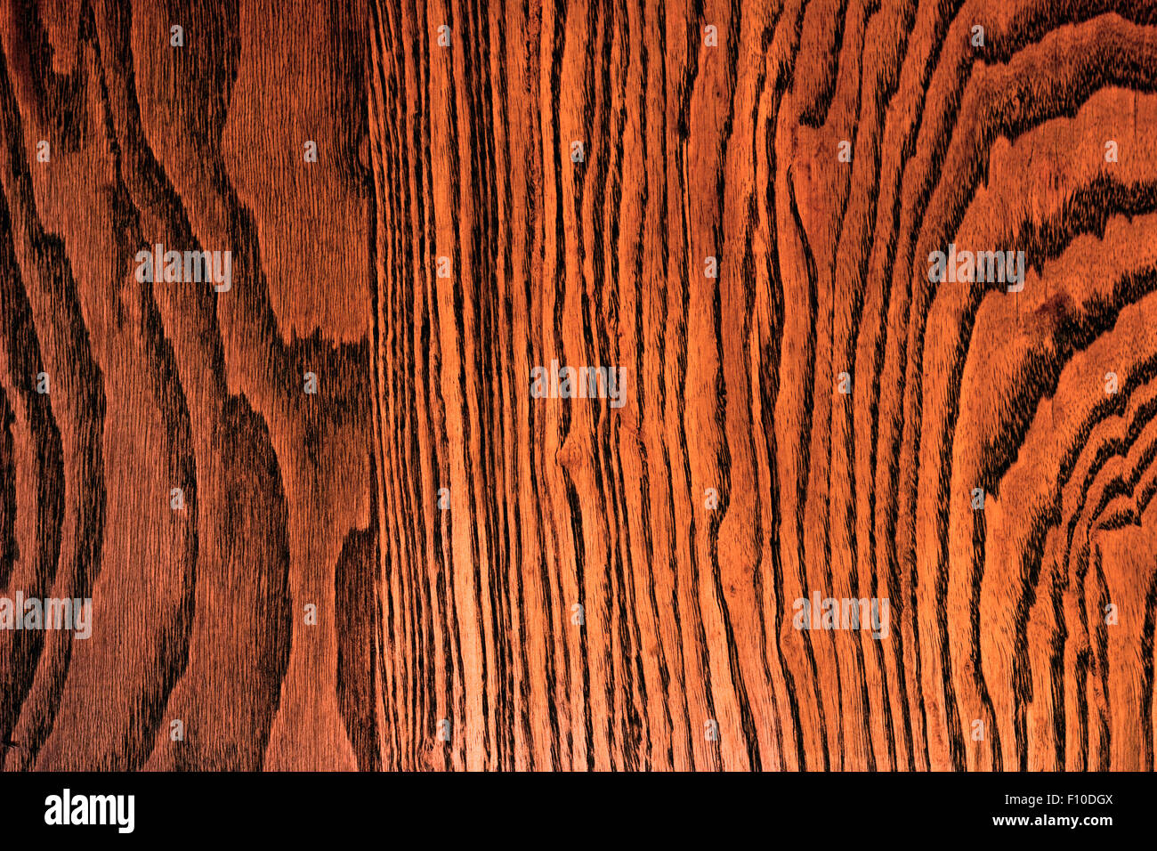 Tiger Oak Wood Texture Grain Banque D'Images