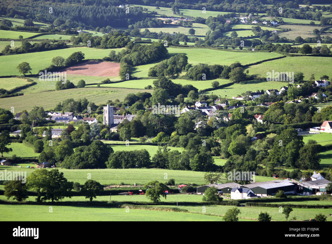 Vue de l'est du Devon Stockland Angleterre du sud Banque D'Images Vue de l'est du Devon Stockland Angleterre du sud Banque D'Images