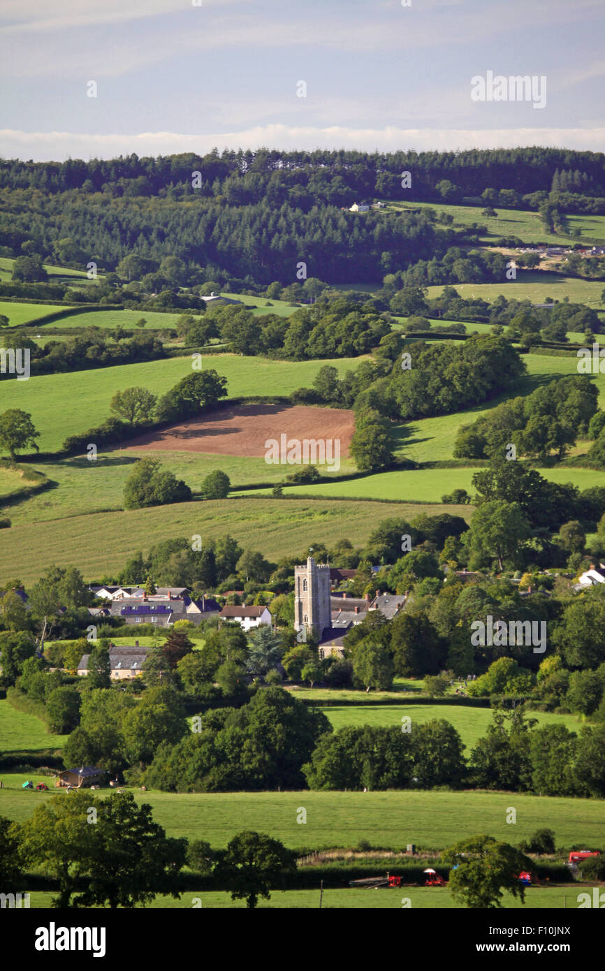 Vue de l'est du Devon Stockland Angleterre du sud Banque D'Images Vue de l'est du Devon Stockland Angleterre du sud Banque D'Images
