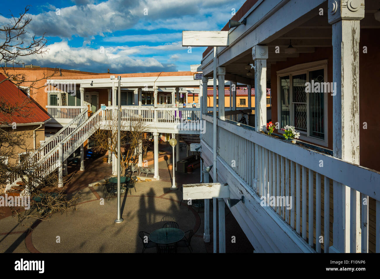 Vue sur la vieille ville d'Albuquerque, Nouveau Mexique. Banque D'Images