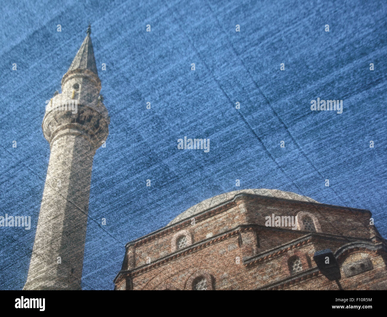 Mosquée à Izmir, Turquie Banque D'Images