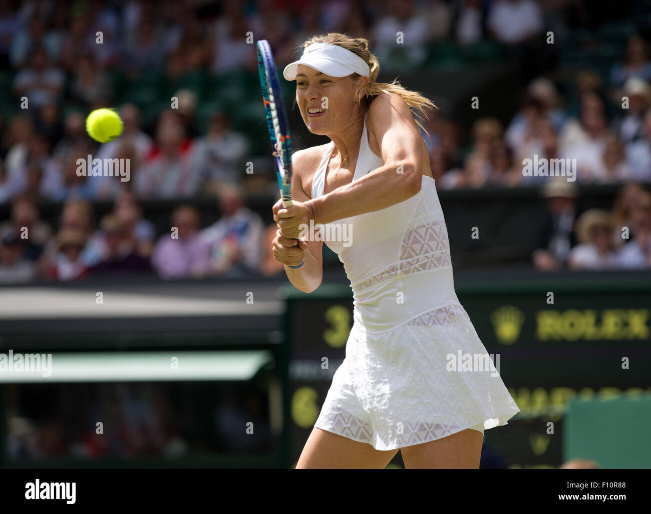 Maria Sharapova (RUS),de Wimbledon 2015, Londres, Angleterre. Banque D'Images