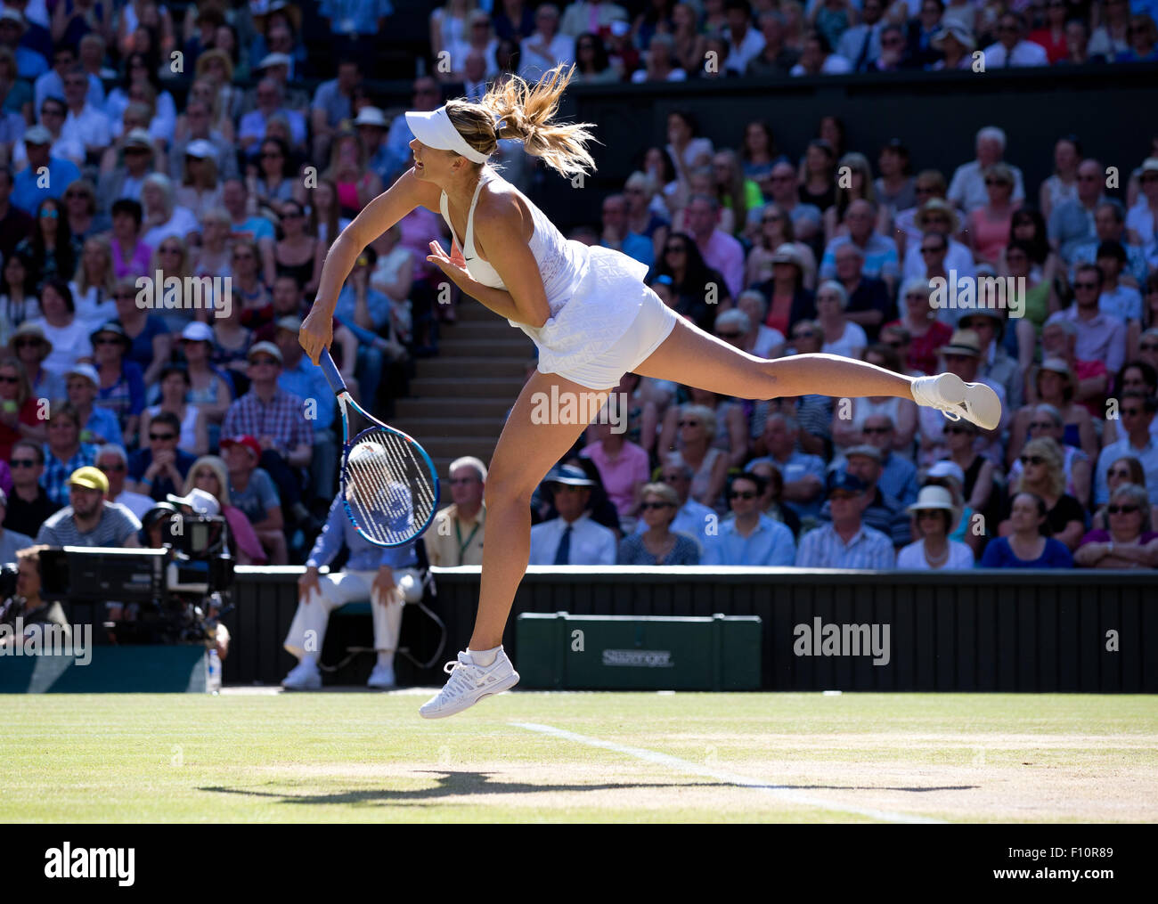 Maria Sharapova (RUS),de Wimbledon 2015, Londres, Angleterre. . Banque D'Images