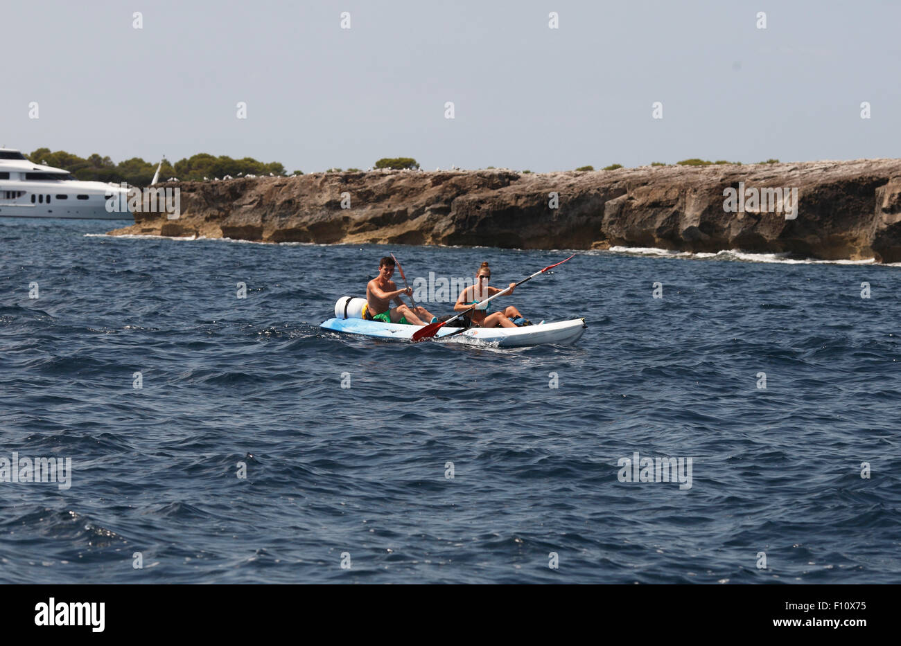 kayak de mer Banque D'Images