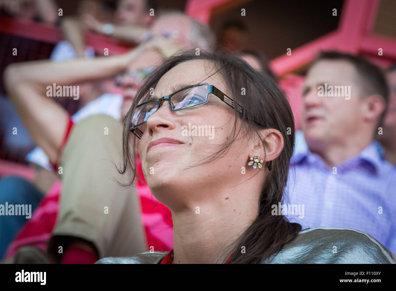 Katrien Meire Charlton Athletic Chef de la direction au stade de la vallée dans le sud-est de Londres. Banque D'Images