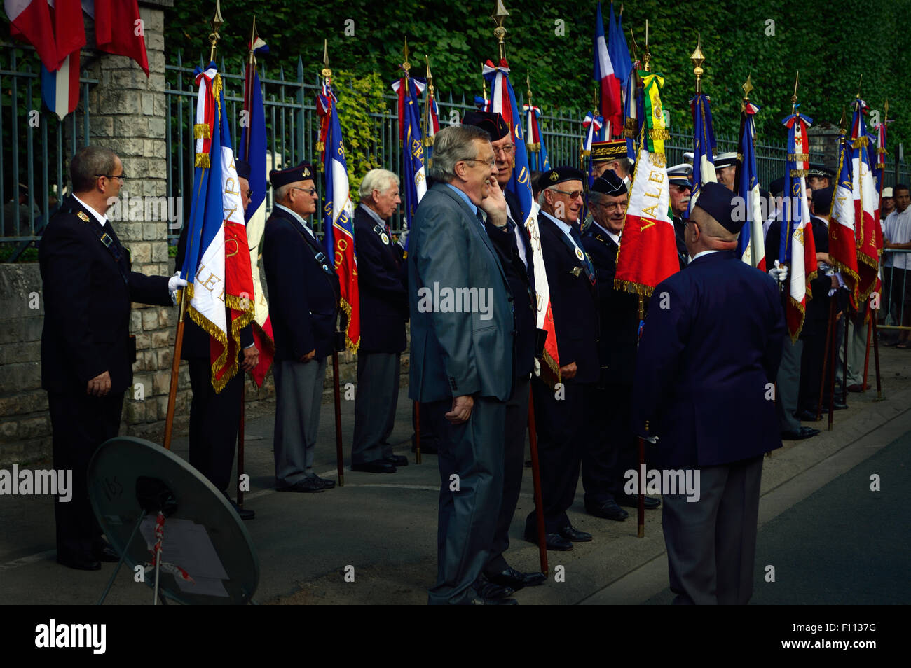 Défilé du 14 juillet à Bourges, France Banque D'Images