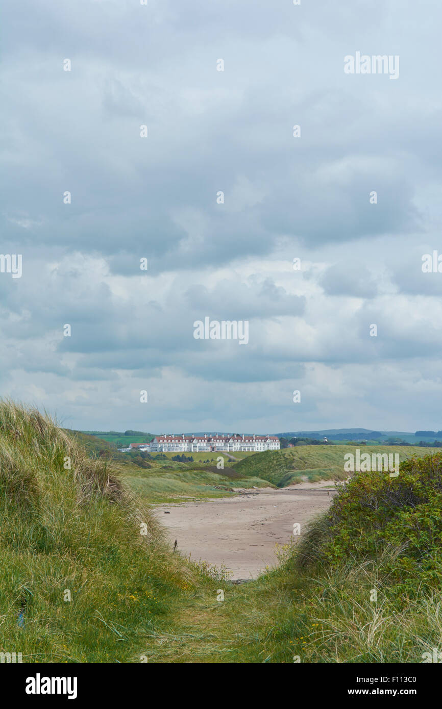 Turnberry Resort Hôtel Trump de partout la plage - Turnberry, Ayrshire, Scotland, UK Banque D'Images