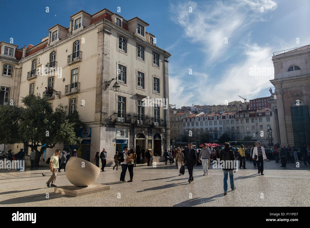 Largo de São Domingos dans Lisbonne Rossio, Banque D'Images