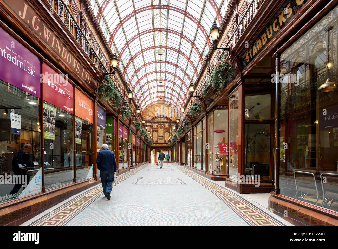 Arcade centrale Newcastle upon Tyne Banque D'Images