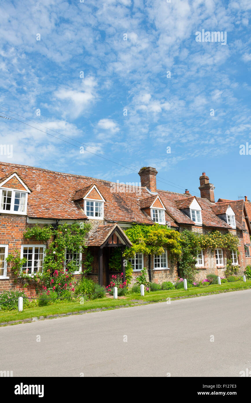 Chambres d'hôtes à Turville, Henley-on-Thames, dans le Buckinghamshire, Angleterre, Royaume-Uni. Banque D'Images