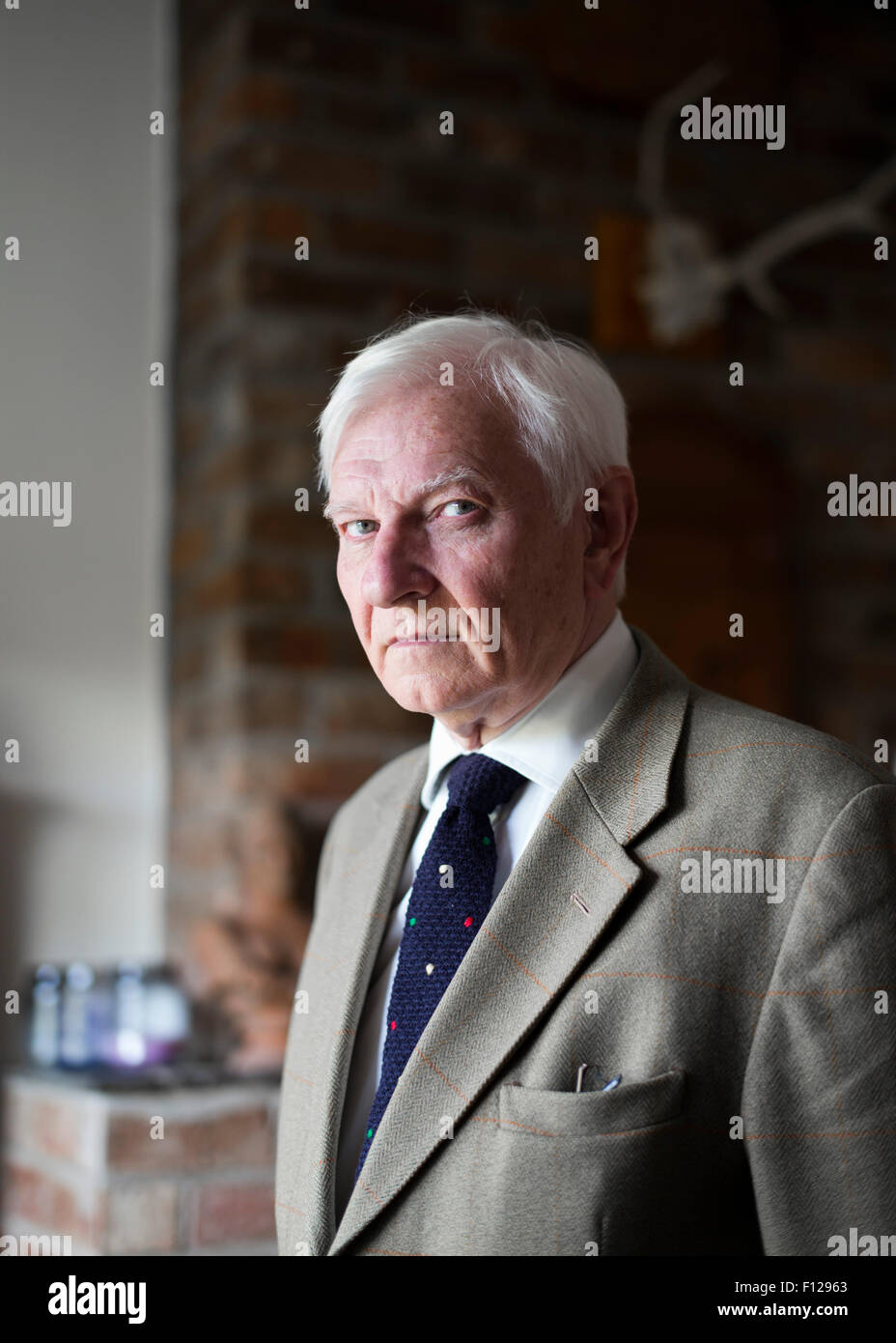 Harvey Proctor, l'ancien député conservateur, à son domicile de Rutland, UK Banque D'Images