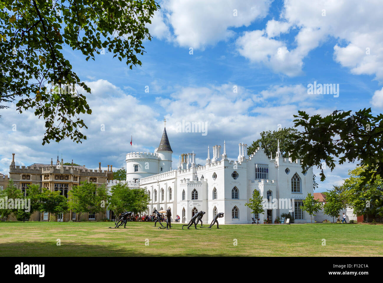 Strawberry Hill House, ancienne maison de Horace Walpole, Twickenham, Londres, Angleterre, Royaume-Uni Banque D'Images
