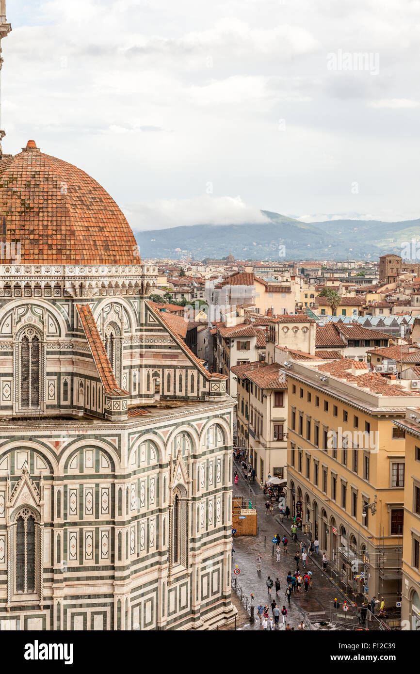 Cattedrale di Santa Maria del Fiore, la Piazza Duomo cathédrale de Florence Banque D'Images