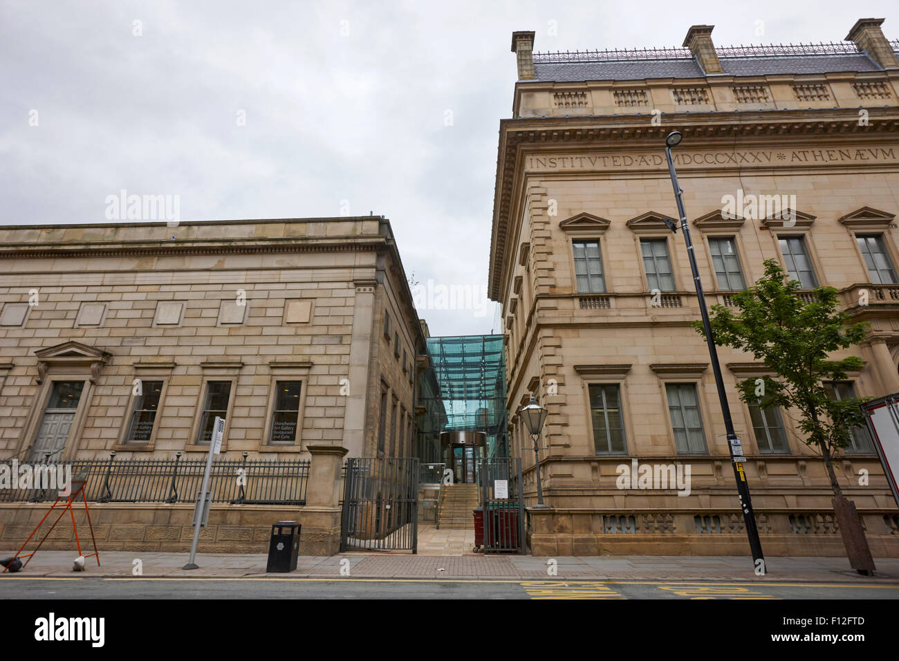 Galerie d'art de Manchester uk entrée Banque D'Images