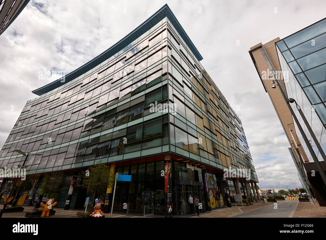 Bridge House bbc mediacityuk Salford Manchester uk Banque D'Images