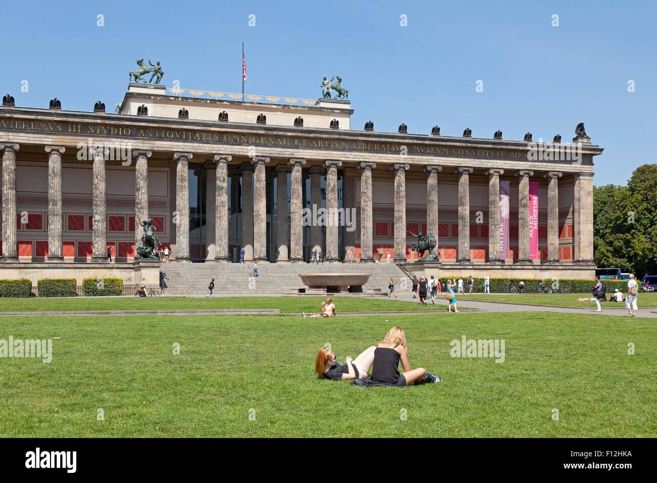 Ancien Musée, l'île aux musées, Berlin, Allemagne Banque D'Images