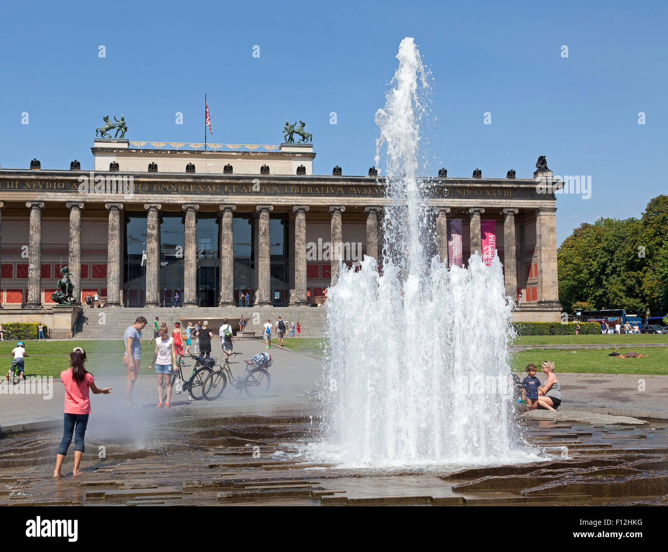 Ancien Musée, l'île aux musées, Berlin, Allemagne Banque D'Images