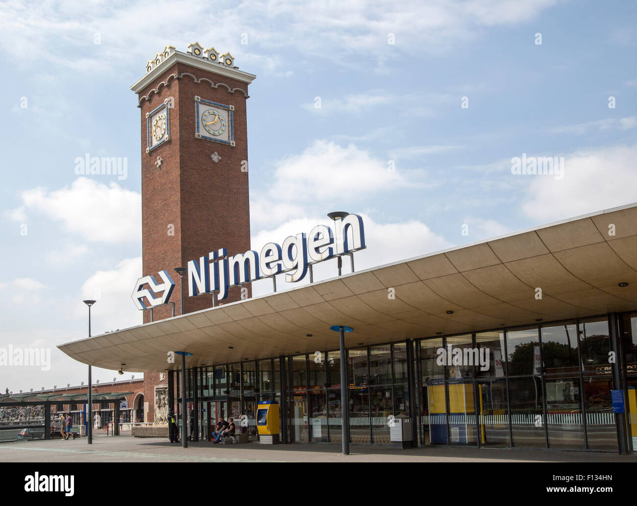 Gare, Nijmegen, Gueldre, Pays-Bas Banque D'Images
