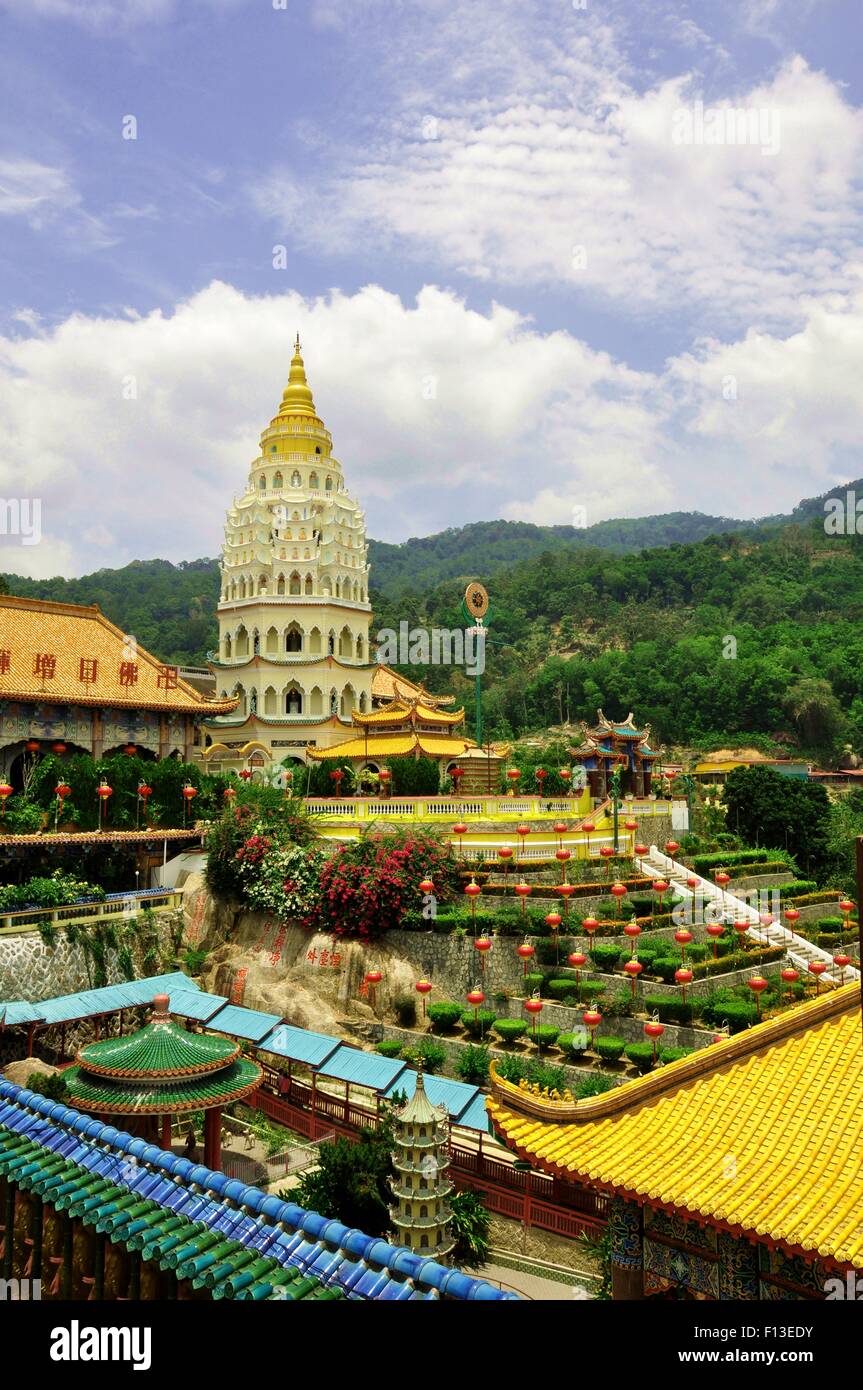 Temple de Kek Lok Si, George Town, Penang, Malaisie Banque D'Images