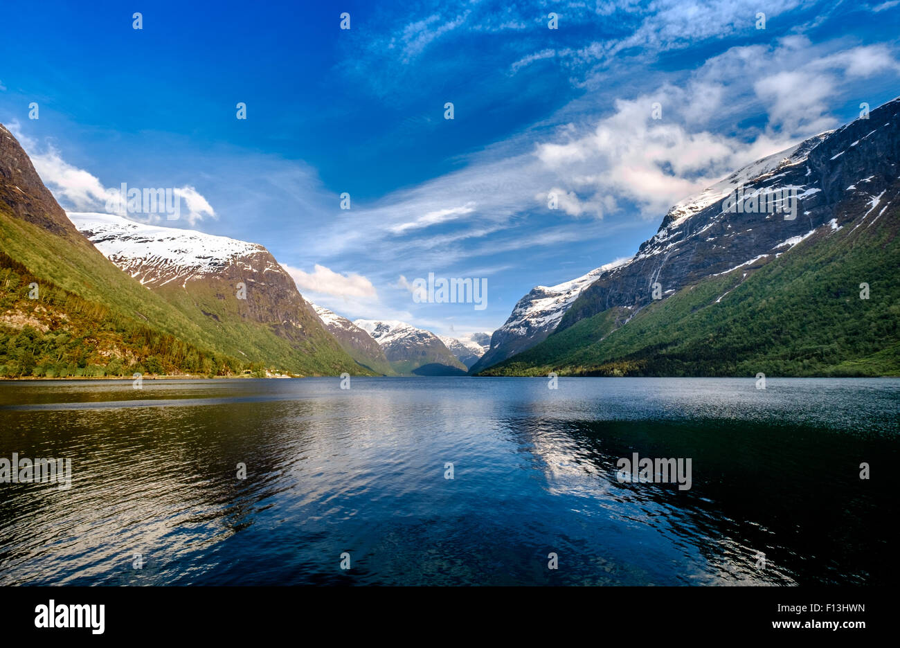 Belle Nature Norvège paysage naturel. Banque D'Images