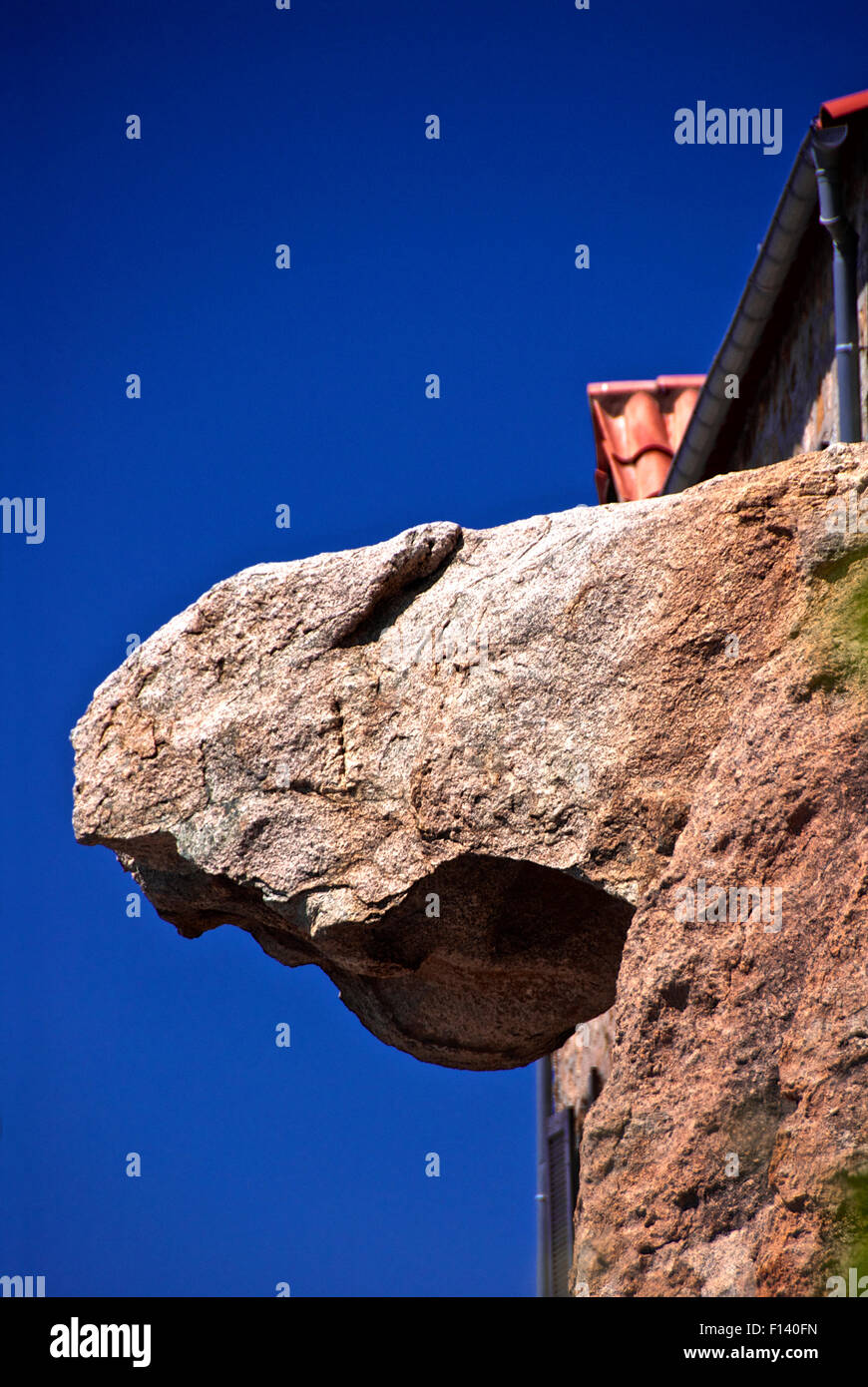 Citadelle de Calvi eagle rock Banque D'Images