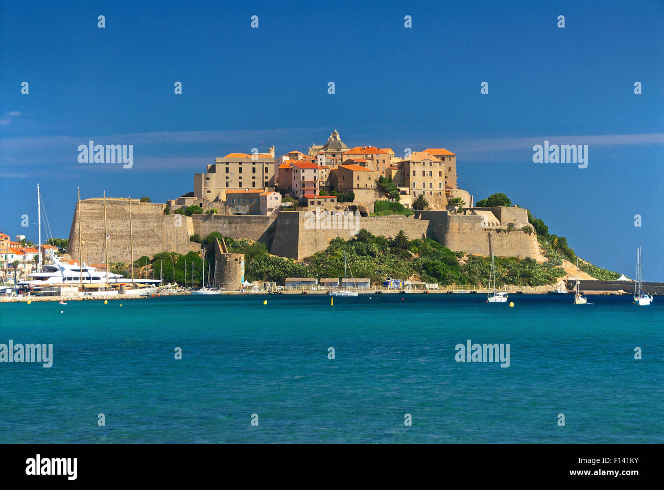 Citadelle de Calvi Banque D'Images