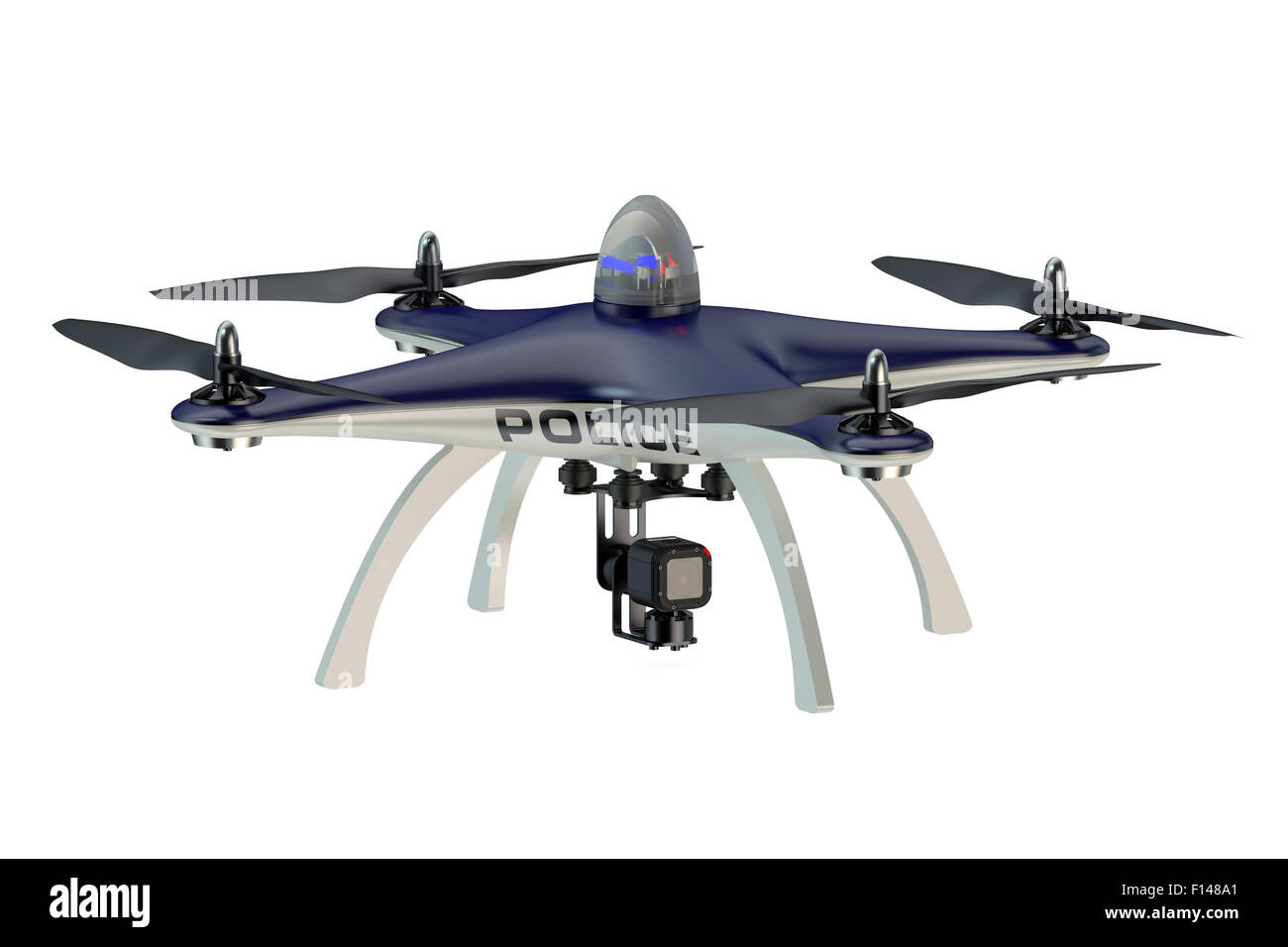 Police drone Banque d'images détourées - Alamy