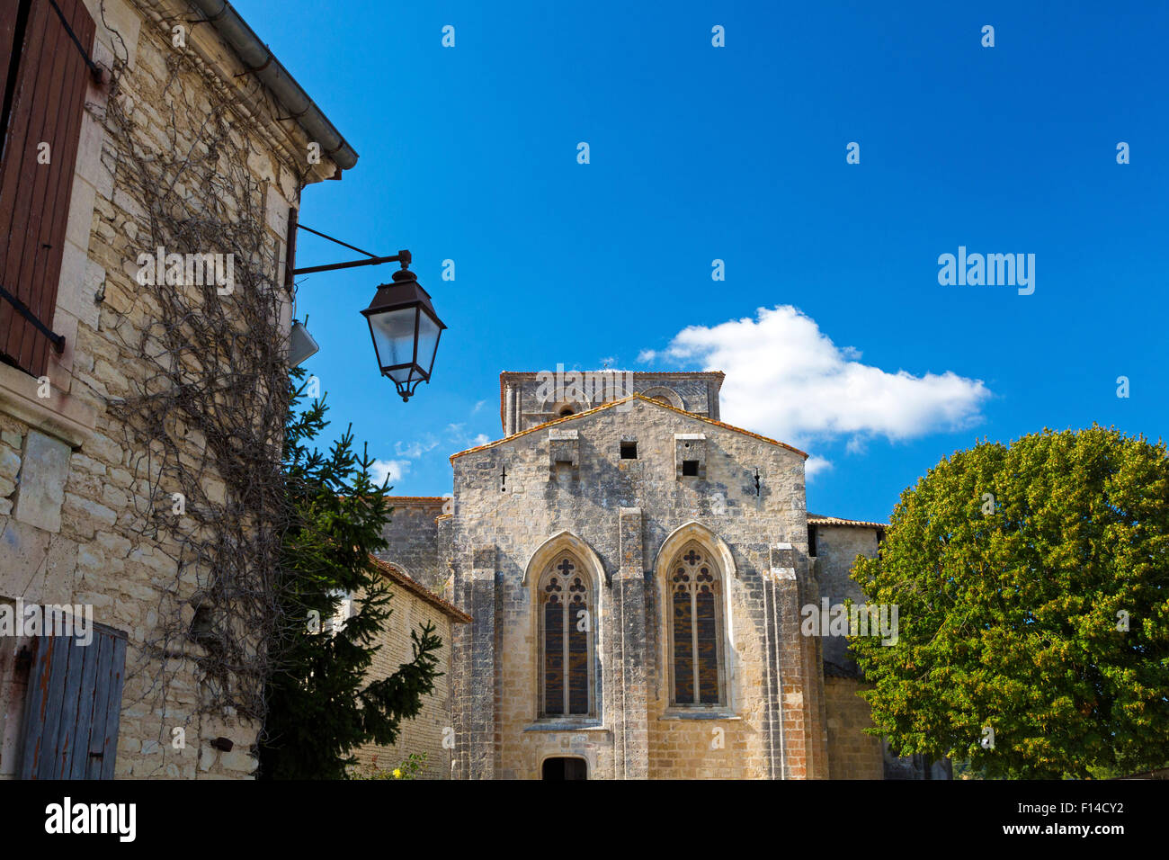 Monastère de Saint Maur, Marcillac Lanville, Charente Maritime, France Banque D'Images